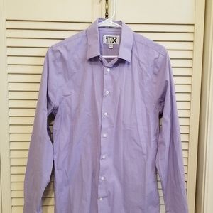 Express 1MX medium slim fit button up shirt